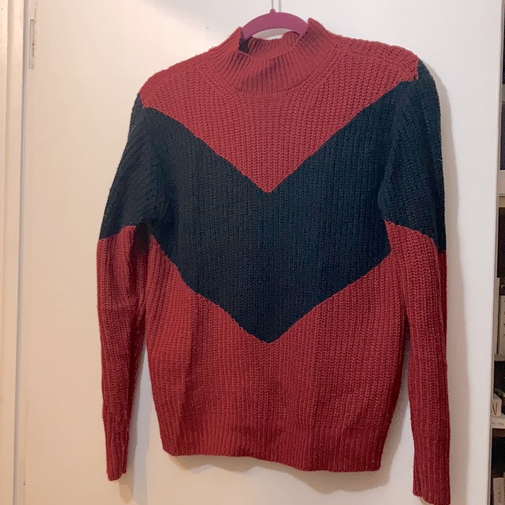 Mock turtleneck sweater